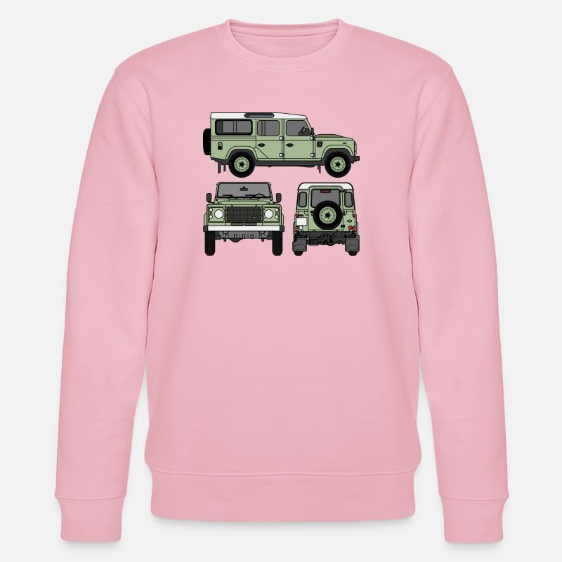 Defender 110 - Seiten - Stanley/Stella Unisex Bio-Sweatshirt CHANGER  - Hellrosa