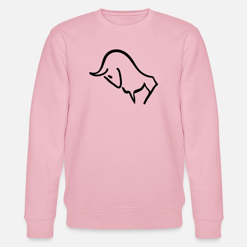 stier - Sweat bio CHANGER Stanley/Stella Unisexe - rose pâle