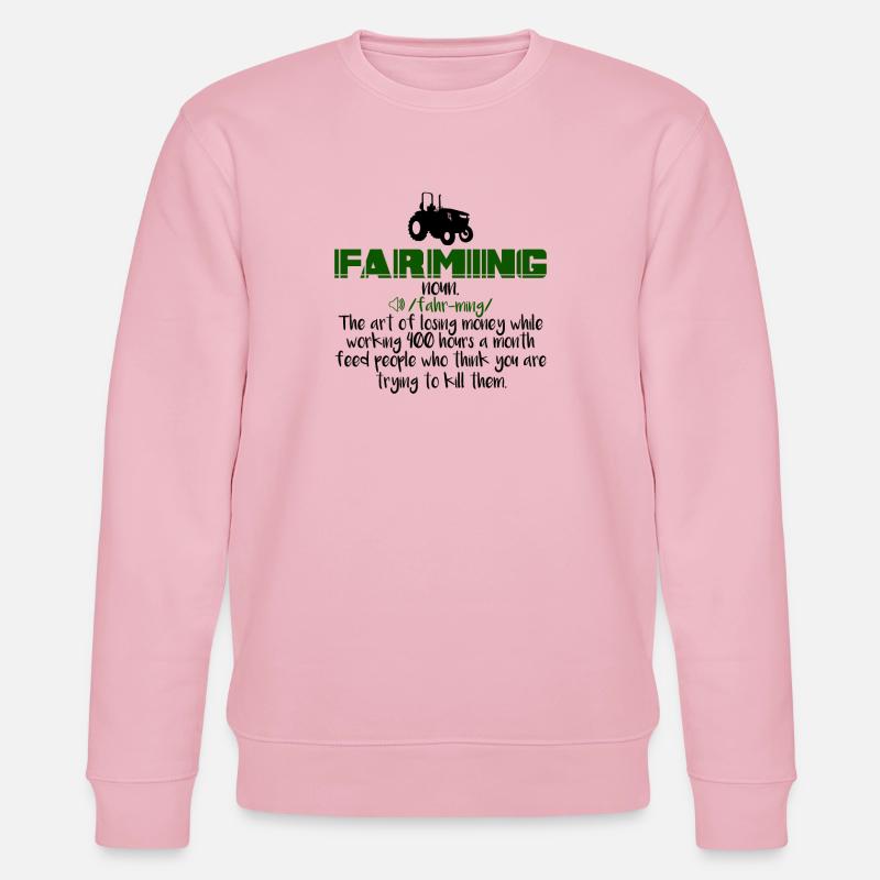 Farming Definition - Stanley/Stella Unisex Bio-Sweatshirt CHANGER  - Hellrosa