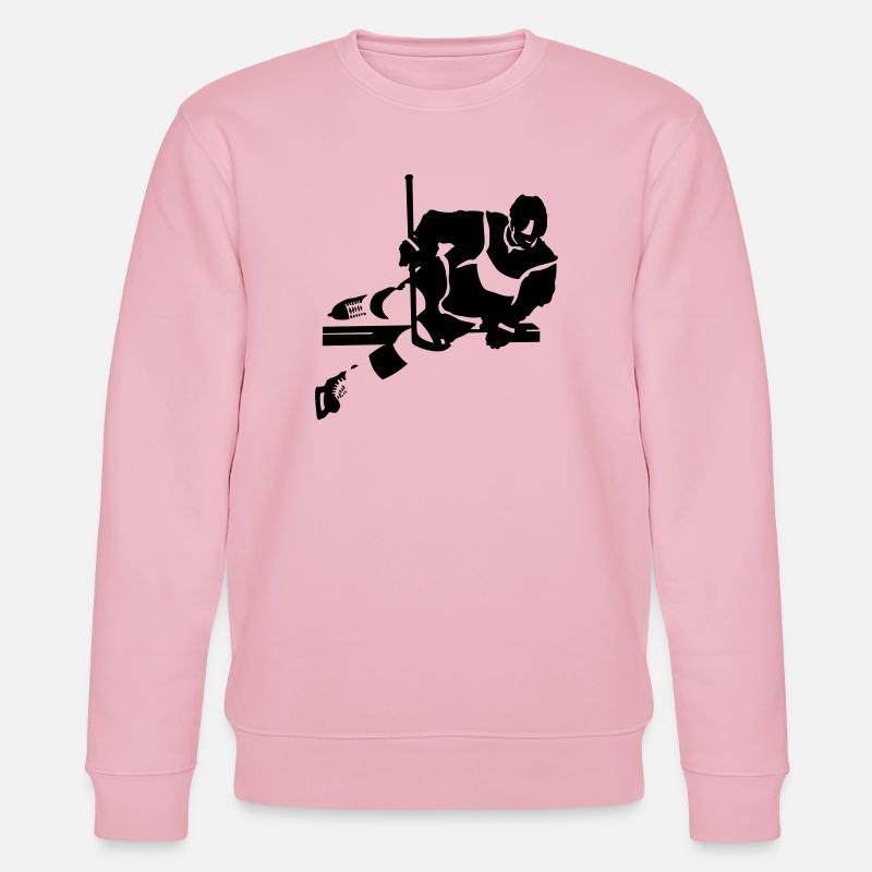 Eishockey - Stanley/Stella Unisex Bio-Sweatshirt CHANGER  - Hellrosa
