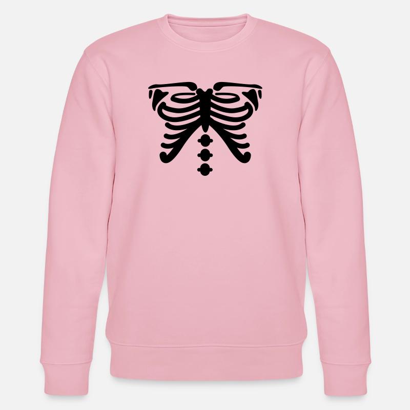 skeleton - Stanley/Stella CHANGER Unisex Organic Sweatshirt - cotton pink