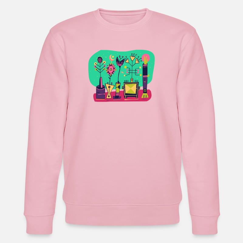 Floristen Kunst - Stanley/Stella Unisex Bio-Sweatshirt CHANGER  - Hellrosa