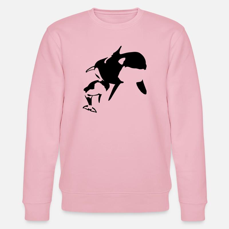 Orca - Stanley/Stella Unisex Bio-Sweatshirt CHANGER  - Hellrosa