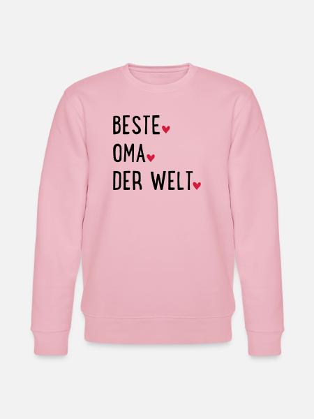 Best Grandma - Stanley/Stella CHANGER Unisex Organic Sweatshirt - cotton pink