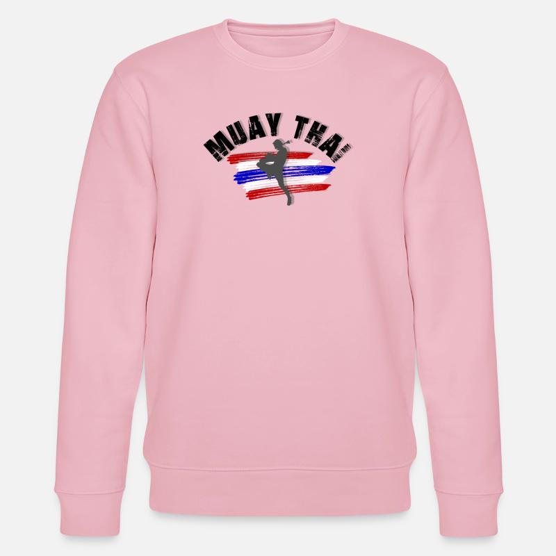MUAY THAI - Stanley/Stella Unisex Bio-Sweatshirt CHANGER  - Hellrosa