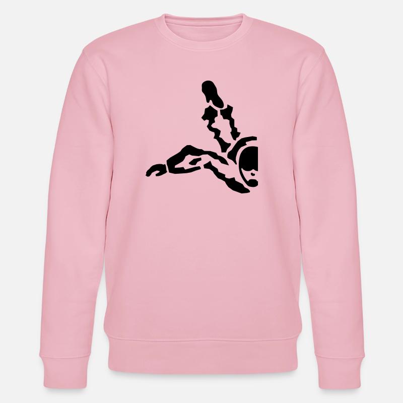 skydiver - Stanley/Stella Unisex Bio-Sweatshirt CHANGER  - Hellrosa