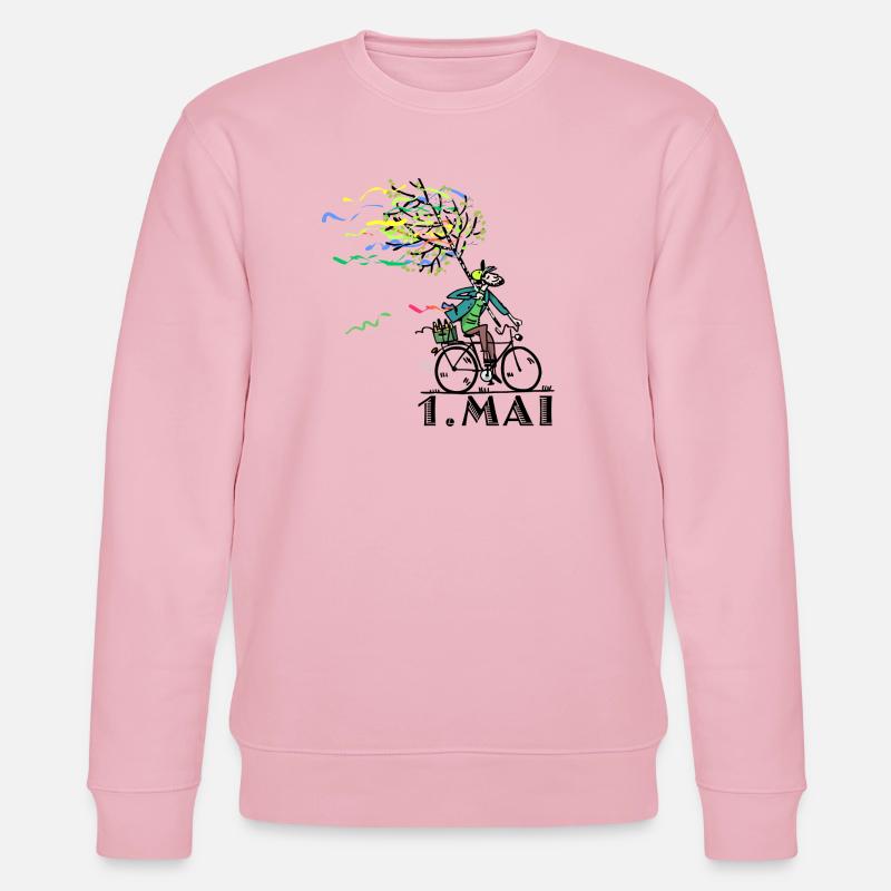 Erster Mai - Stanley/Stella Unisex Bio-Sweatshirt CHANGER  - Hellrosa