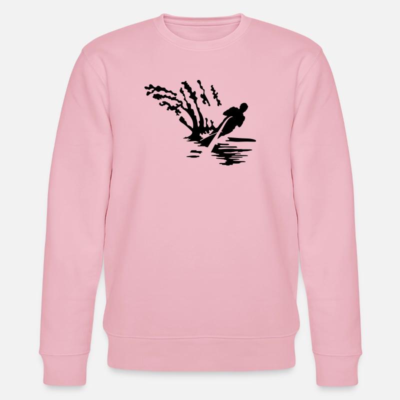 Wasserski - Stanley/Stella Unisex Bio-Sweatshirt CHANGER  - Hellrosa