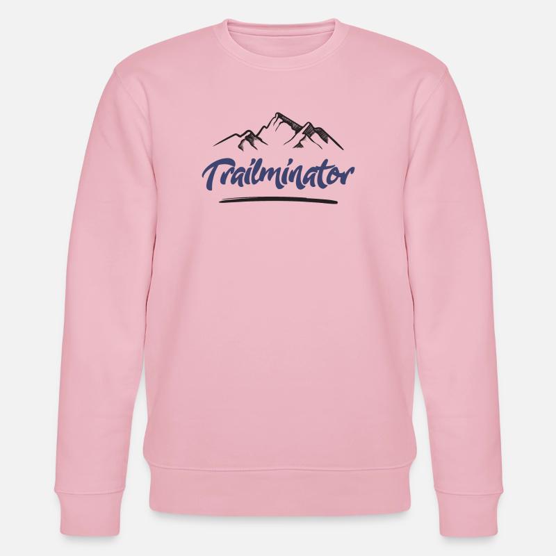 Trail Running - Trailminator - Stanley/Stella Unisex Bio-Sweatshirt CHANGER  - Hellrosa