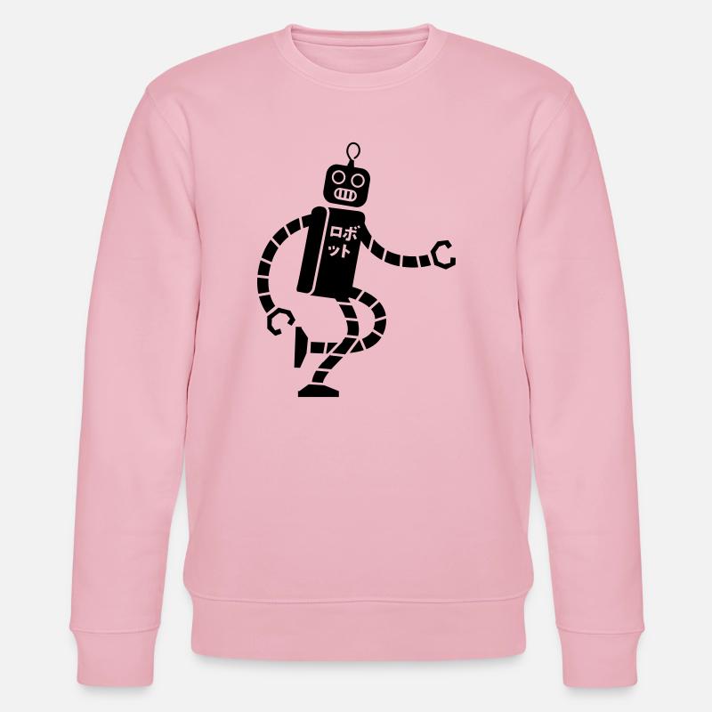 robot - Sweat bio CHANGER Stanley/Stella Unisexe - rose pâle