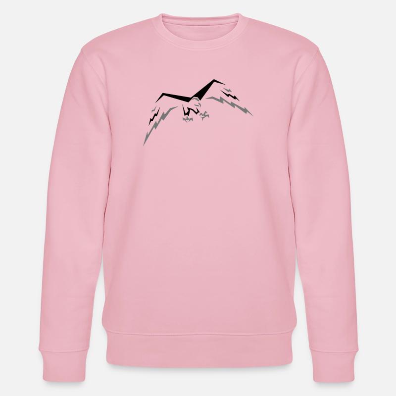 Flying Hawk - Stanley/Stella Unisex Bio-Sweatshirt CHANGER  - Hellrosa