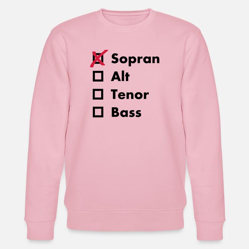 Sopran - Stanley/Stella Unisex Bio-Sweatshirt CHANGER  - Hellrosa