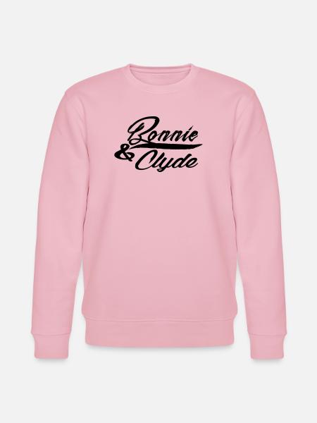 bonnie and clyde - Stanley/Stella CHANGER Unisex Organic Sweatshirt - cotton pink