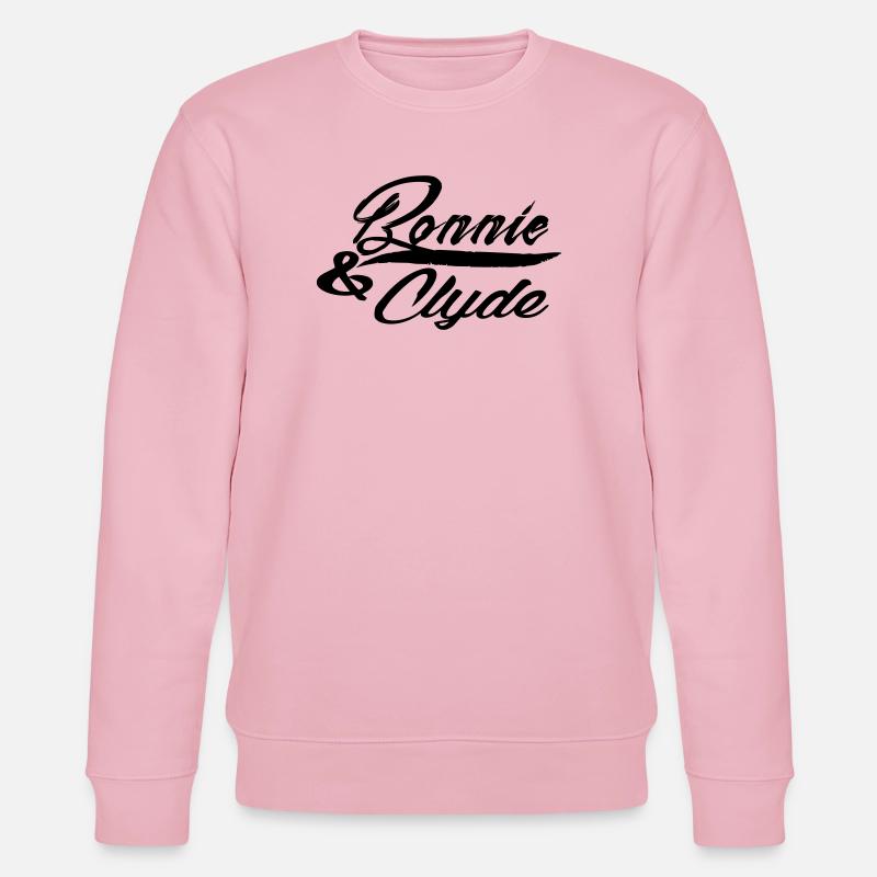 Bonnie et clyde - Sweat bio CHANGER Stanley/Stella Unisexe - rose pâle