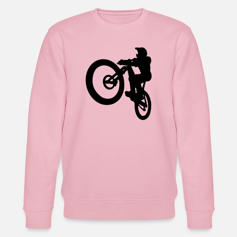 Saut VTT - Sweat bio CHANGER Stanley/Stella Unisexe - rose pâle