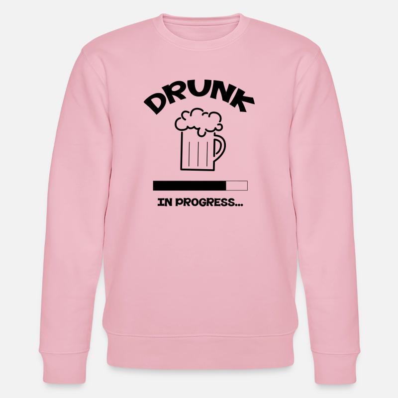 Drunk in progress... - Stanley/Stella Unisex Bio-Sweatshirt CHANGER  - Hellrosa
