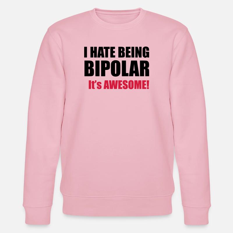 Bipolar - Sweat bio CHANGER Stanley/Stella Unisexe - rose pâle