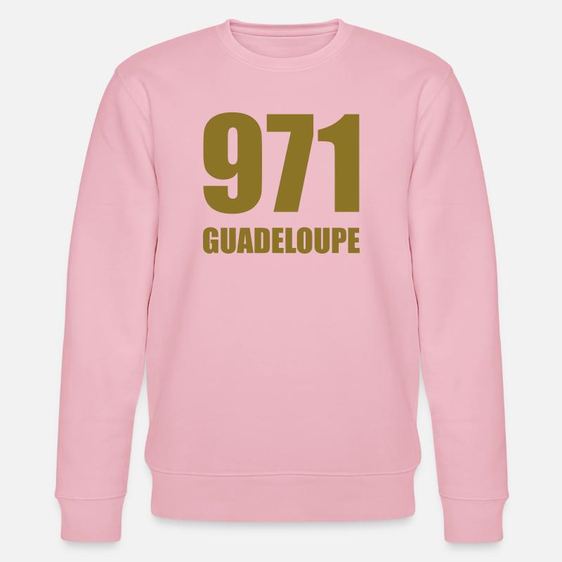 971 Guadeloupe - Stanley/Stella CHANGER Unisex Organic Sweatshirt - cotton pink