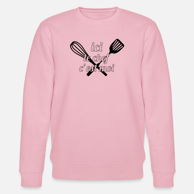 Ici le Chef, c'est moi ! - Stanley/Stella Unisex Bio-Sweatshirt CHANGER  - Hellrosa