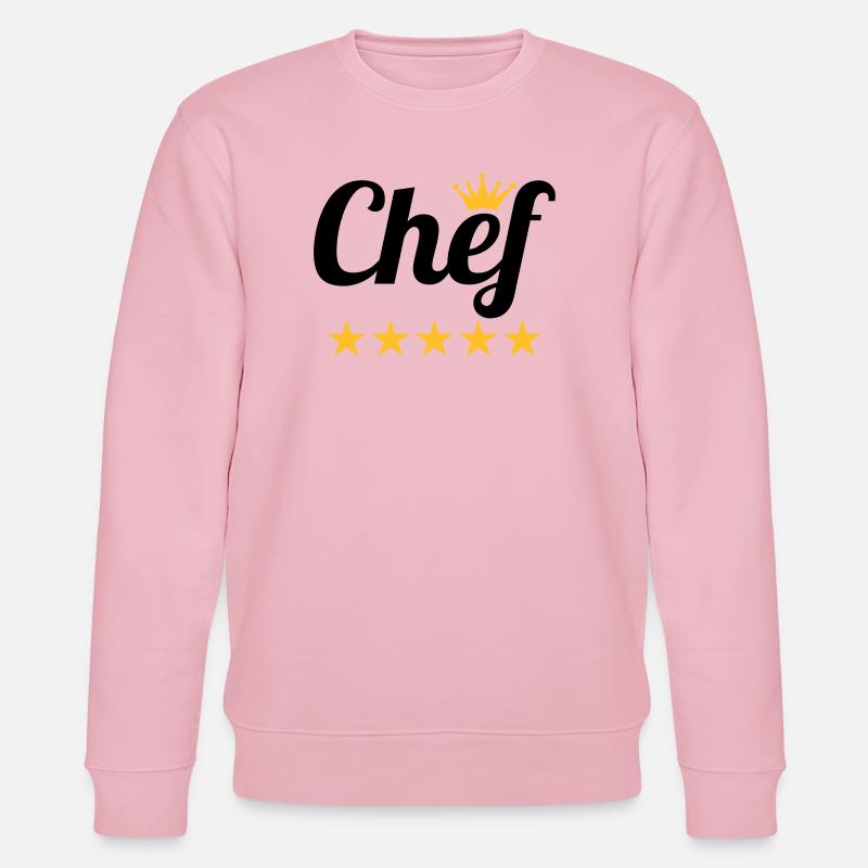 Chef - Sweat bio CHANGER Stanley/Stella Unisexe - rose pâle