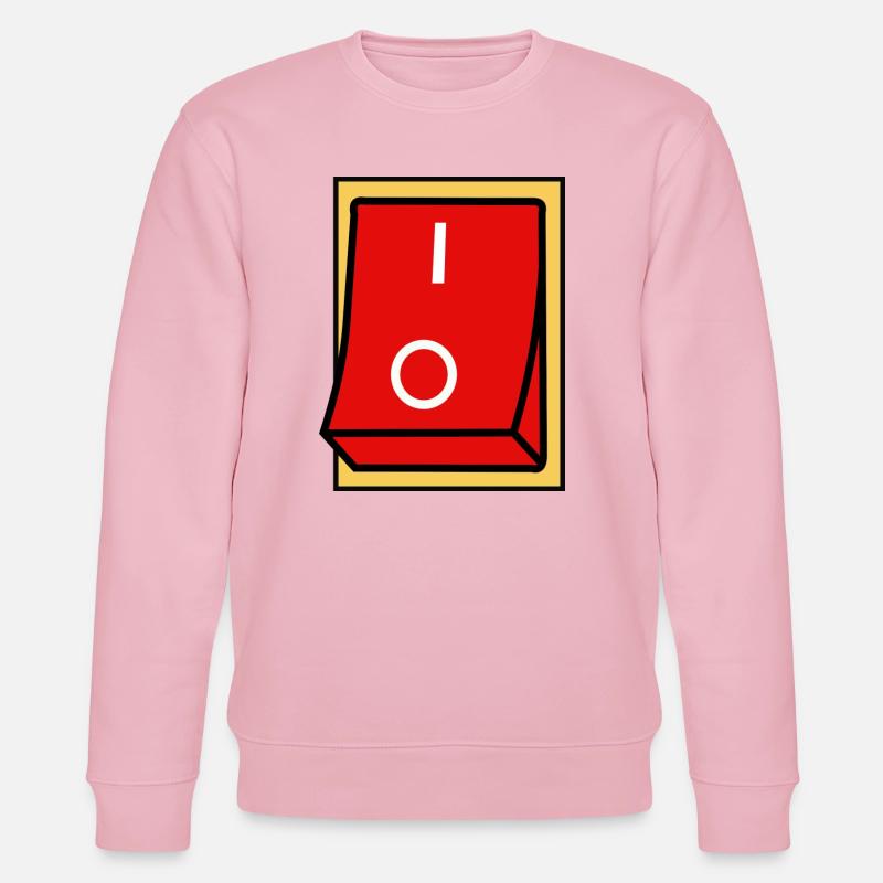 ON - OFF SCHALTER - Stanley/Stella Unisex Bio-Sweatshirt CHANGER  - Hellrosa