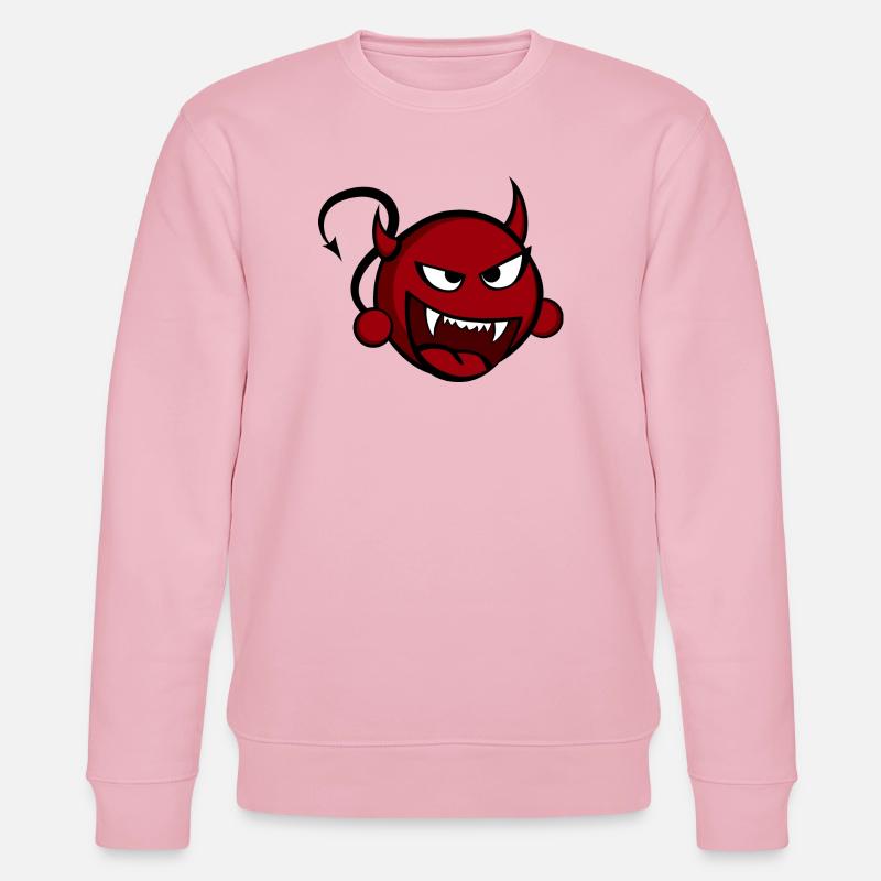 Teufelchen - Stanley/Stella Unisex Bio-Sweatshirt CHANGER  - Hellrosa