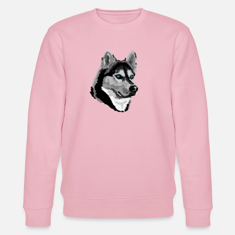 Husky - Stanley/Stella Unisex Bio-Sweatshirt CHANGER  - Hellrosa