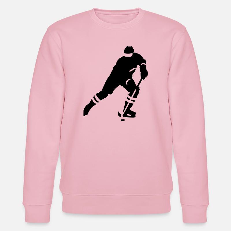 Eishockey - Stanley/Stella Unisex Bio-Sweatshirt CHANGER  - Hellrosa