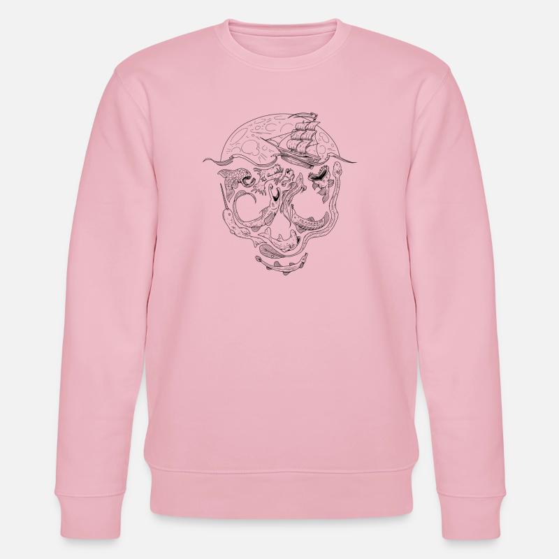 Below - Stanley/Stella Unisex Bio-Sweatshirt CHANGER  - Hellrosa