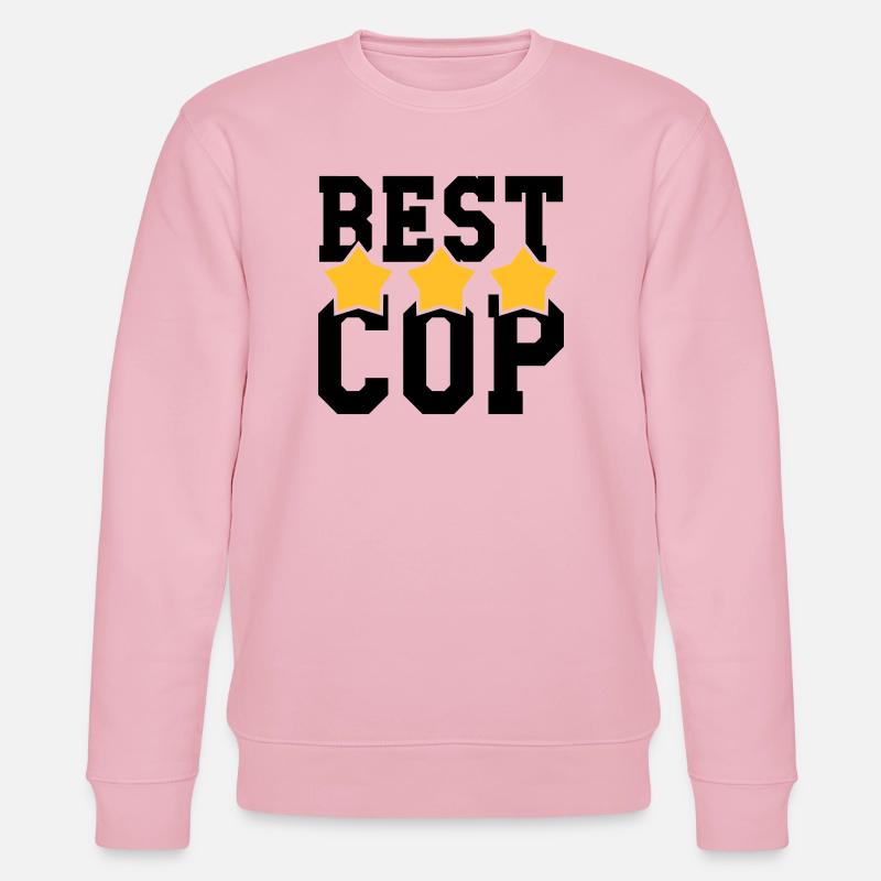 Best Cop ! - Sweat bio CHANGER Stanley/Stella Unisexe - rose pâle