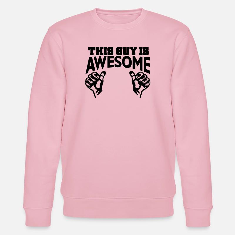 awesome - Stanley/Stella Unisex Bio-Sweatshirt CHANGER  - Hellrosa