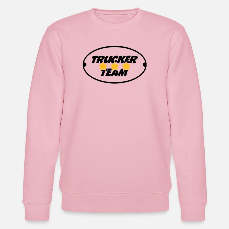 Trucker Team - Stanley/Stella Unisex Bio-Sweatshirt CHANGER  - Hellrosa