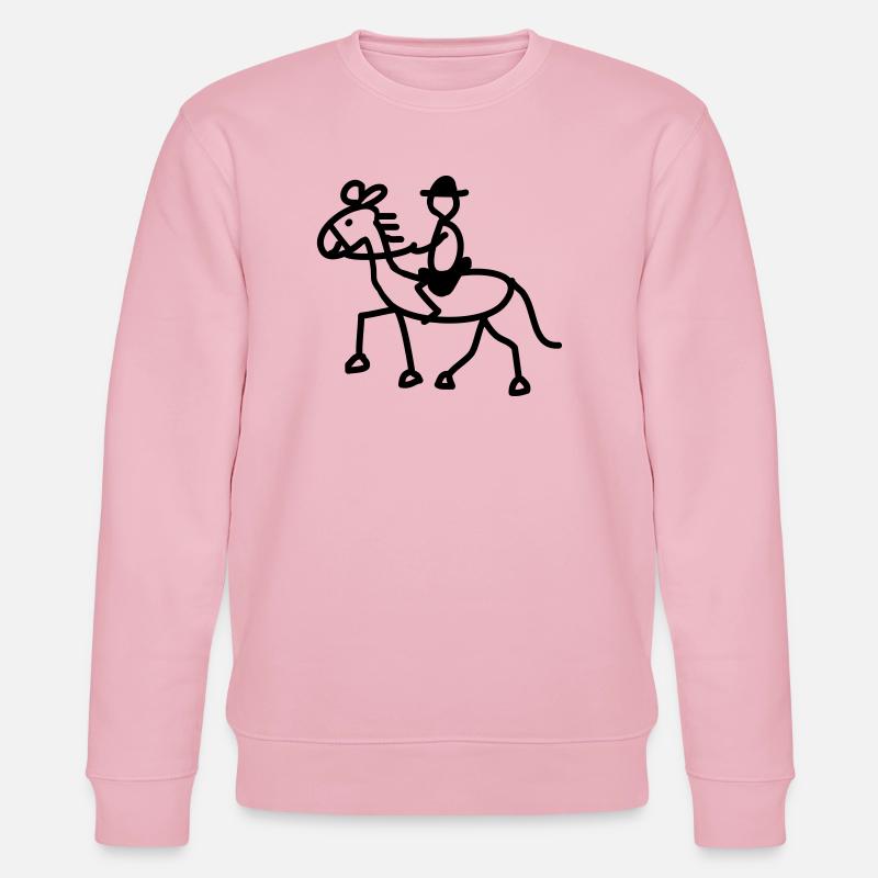 cavalier - Sweat bio CHANGER Stanley/Stella Unisexe - rose pâle