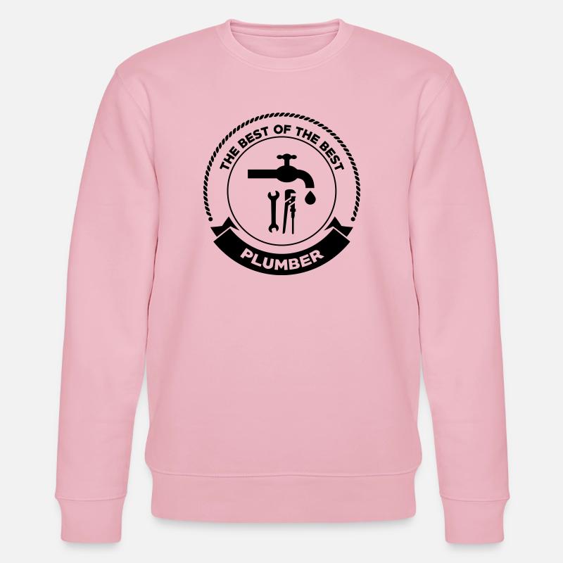 Plumber - Stanley/Stella Unisex Bio-Sweatshirt CHANGER  - Hellrosa