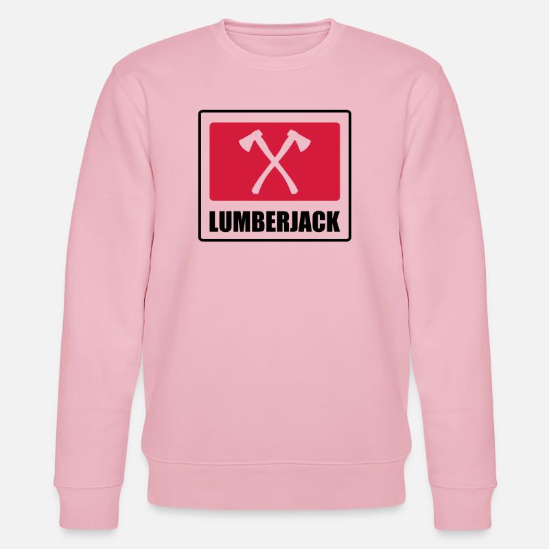Lumberjack - Stanley/Stella Unisex Bio-Sweatshirt CHANGER  - Hellrosa