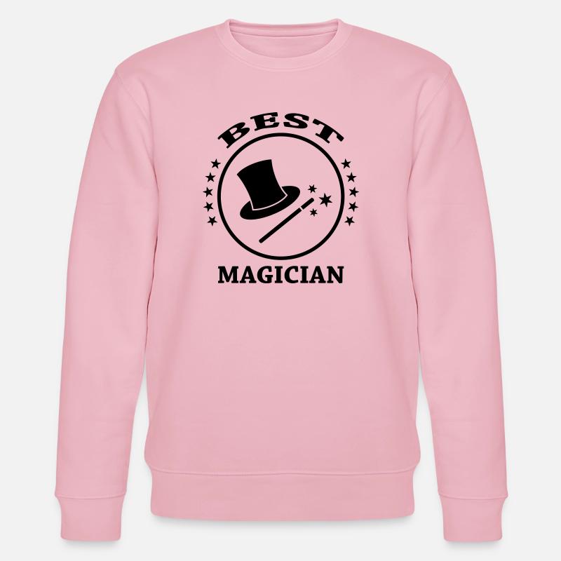 Best Magician - Stanley/Stella Unisex Bio-Sweatshirt CHANGER  - Hellrosa