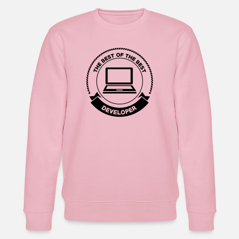 Developer - Sweat bio CHANGER Stanley/Stella Unisexe - rose pâle