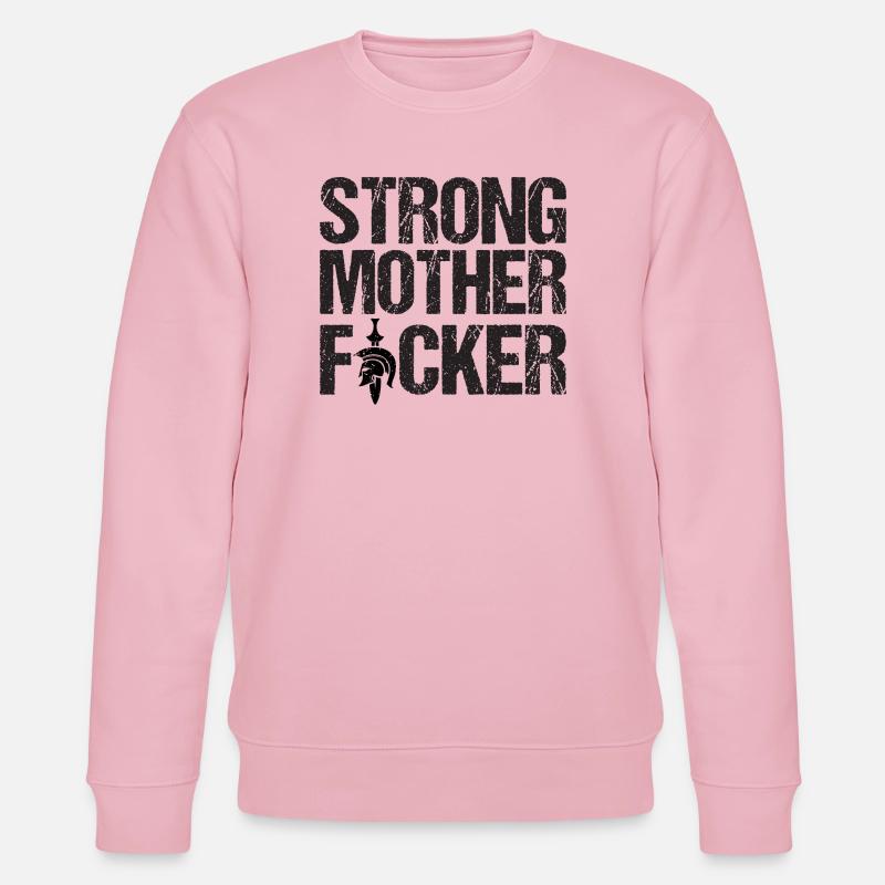 Starke Mutter F1cker - Stanley/Stella Unisex Bio-Sweatshirt CHANGER  - Hellrosa