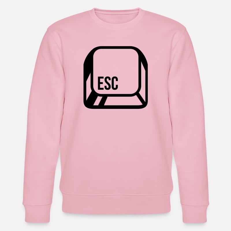 ordinateur - Sweat bio CHANGER Stanley/Stella Unisexe - rose pâle