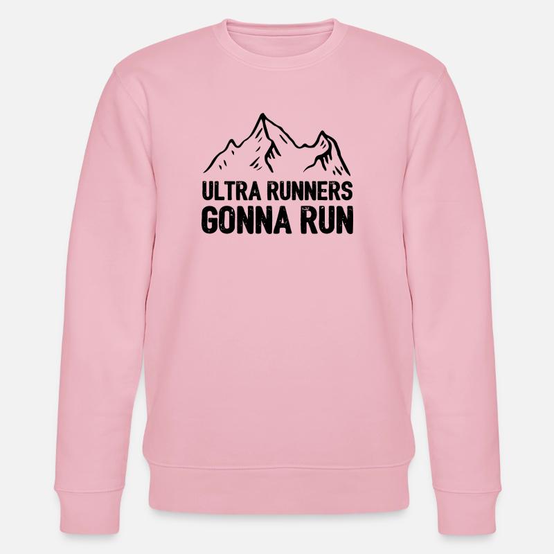 Ultra Runners Gonna Run - Stanley/Stella Unisex Bio-Sweatshirt CHANGER - Hellrosa