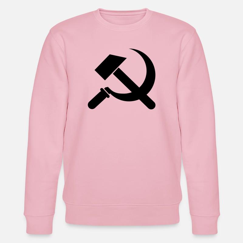 Kommunismus - Stanley/Stella Unisex Bio-Sweatshirt CHANGER  - Hellrosa