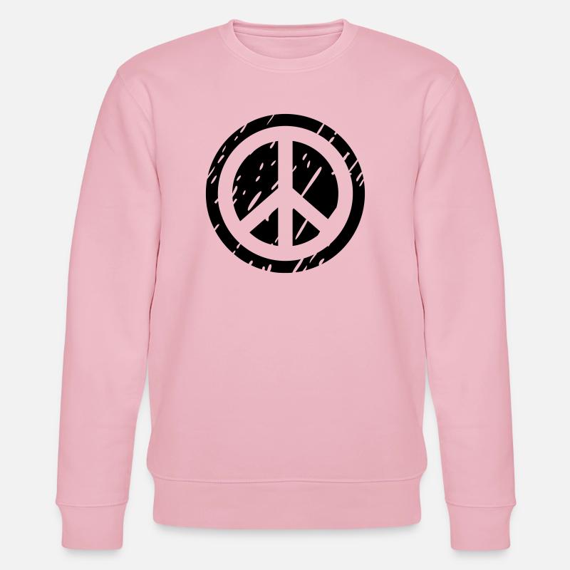 peace - Stanley/Stella Unisex Bio-Sweatshirt CHANGER  - Hellrosa