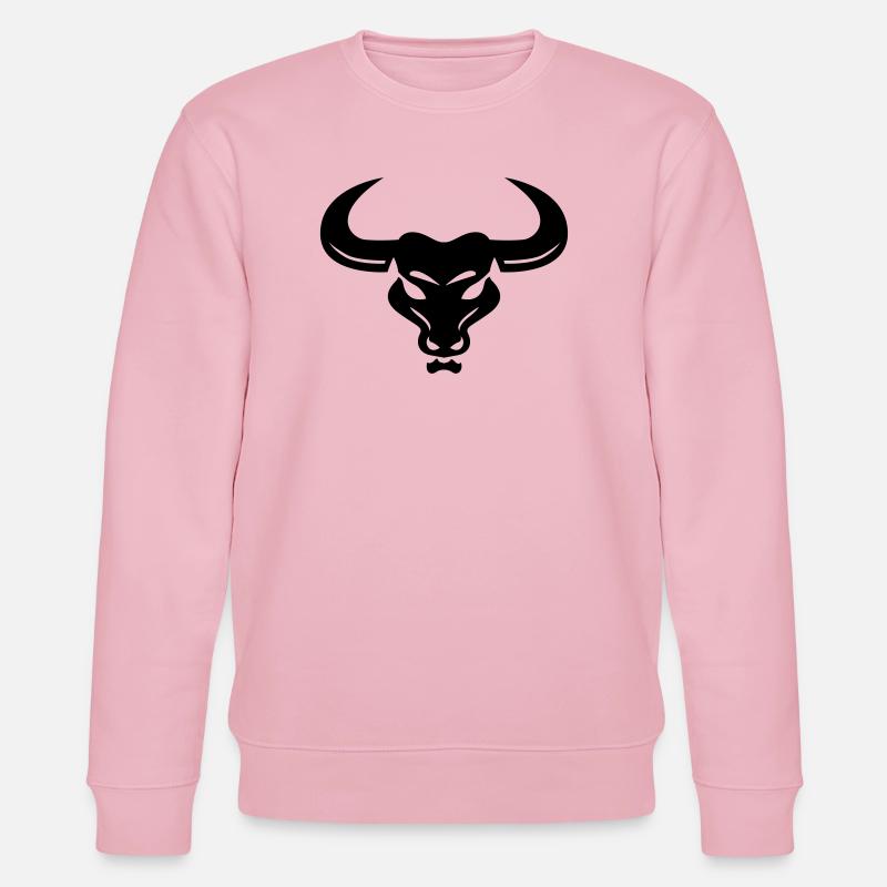 Stier - Stanley/Stella Unisex Bio-Sweatshirt CHANGER  - Hellrosa