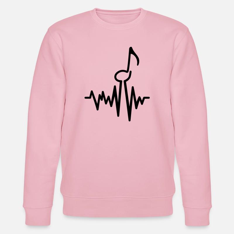 musik - Stanley/Stella Unisex Bio-Sweatshirt CHANGER  - Hellrosa
