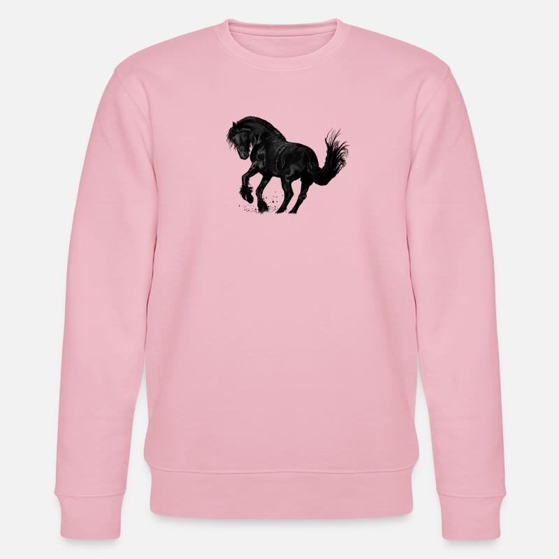 Pferd - Stanley/Stella Unisex Bio-Sweatshirt CHANGER  - Hellrosa