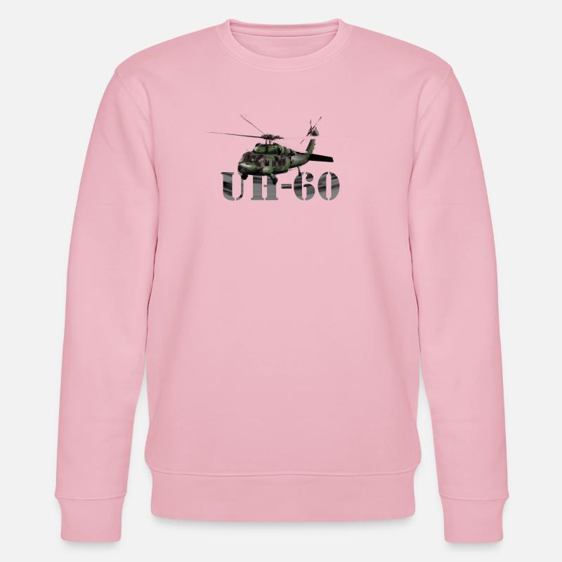 Helicopter UH-60 - Stanley/Stella Unisex Bio-Sweatshirt CHANGER  - Hellrosa