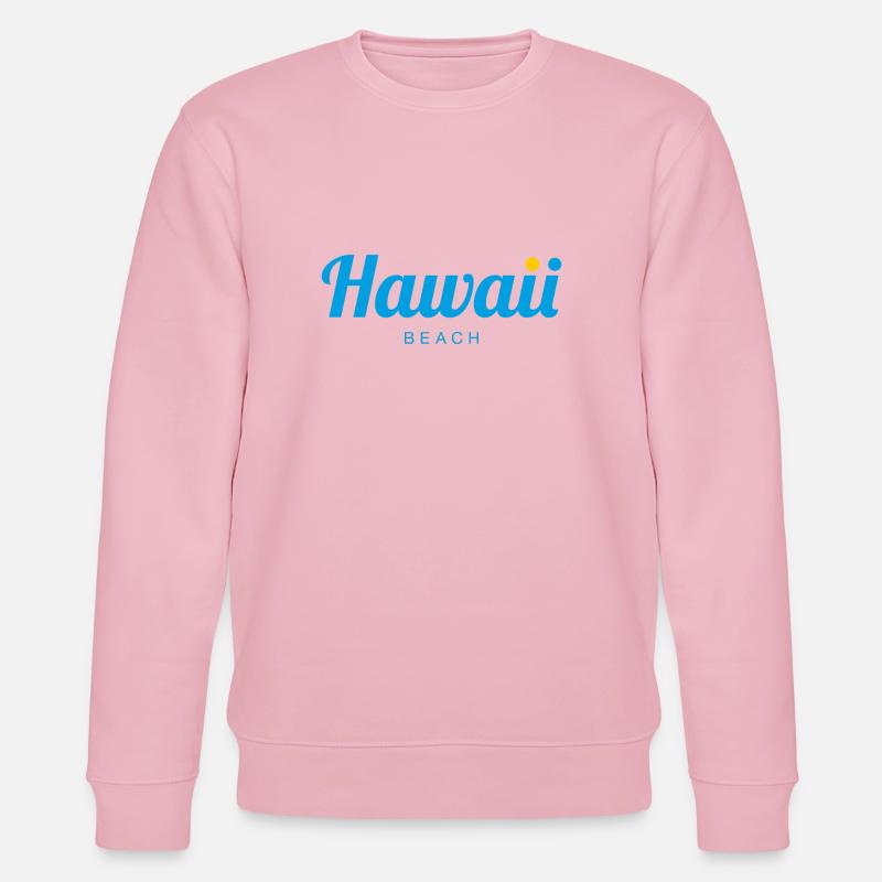 HAWAII Beach - Stanley/Stella Unisex Bio-Sweatshirt CHANGER  - Hellrosa