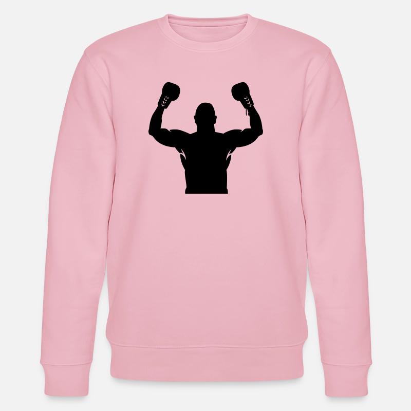 boxe - Sweat bio CHANGER Stanley/Stella Unisexe - rose pâle