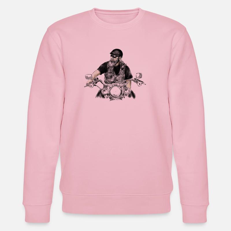 Biker - Stanley/Stella Unisex Bio-Sweatshirt CHANGER  - Hellrosa
