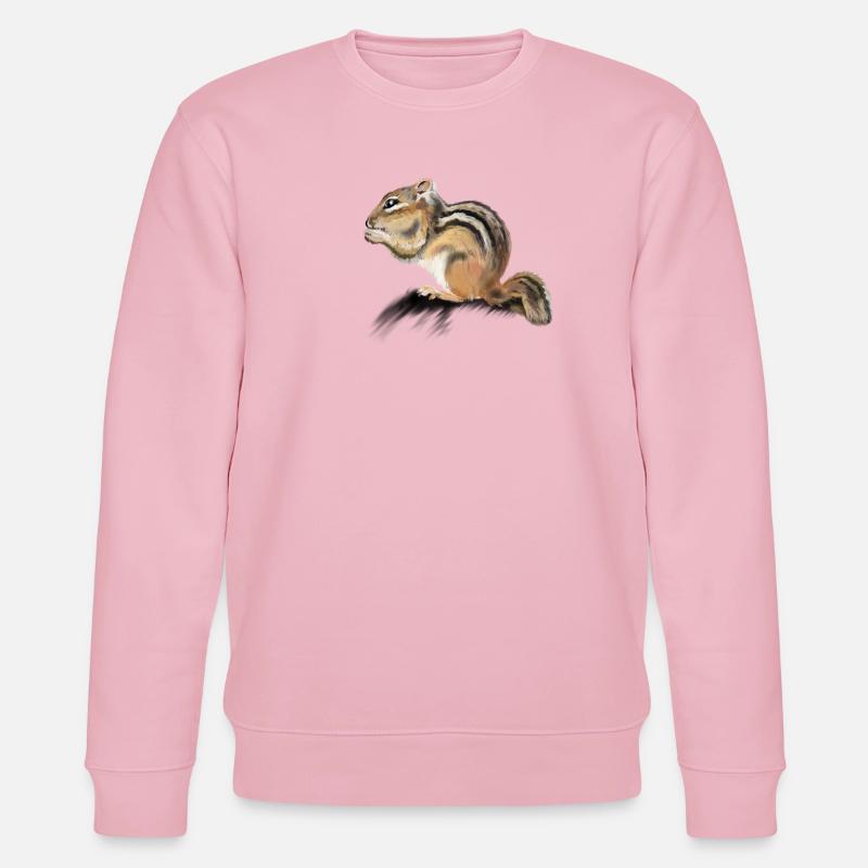 Backenhörnchen - Stanley/Stella Unisex Bio-Sweatshirt CHANGER  - Hellrosa